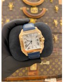 (BRAND NEW) 2024 CARTIER SANTOS DE CARTIER 18K 750 ROSE GOLD REF WGSA0019 WHITE ROMAN NUMERAL DIAL 39.8MM X 38MM AUTOMATIC WATCH -FULL SET-