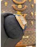 (BRAND NEW) 2024 CARTIER SANTOS DE CARTIER 18K 750 ROSE GOLD REF WGSA0019 WHITE ROMAN NUMERAL DIAL 39.8MM X 38MM AUTOMATIC WATCH -FULL SET-
