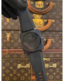 2019 BELL & ROSS BR01-92 PHANTOM LIMITED EDITION 500PCS REF BR01-92 BLACK DIAL 45MM AUTOMATIC WATCH -FULL SET-