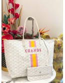 GOYARD WHITE LIMITED EDITION TOTE BAG