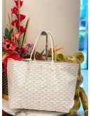 GOYARD WHITE LIMITED EDITION TOTE BAG