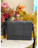 2022 LOUIS VUITTON TRUNK MESSENGER IN BLACK MONOGRAM TAURILLON LEATHER -FULL SET-