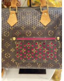 (LIKE NEW) LOUIS VUITTON LIMITED EDITION FUCHSIA MONOGRAM PERFORATED SPEEDY 30