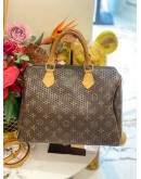 (LIKE NEW) LOUIS VUITTON LIMITED EDITION FUCHSIA MONOGRAM PERFORATED SPEEDY 30