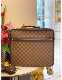 (LIKE NEW) LOUIS VUITTON DAMIER EBENE SABANA BRIEFCASE 