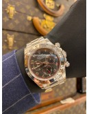 (BRAND NEW) 2017 YEAR ROLEX DAYTONA COSMOGRAPH 18K 750 WHITE GOLD REF 116509 BLACK DIAL 40MM AUTOMATIC WATCH -FULL SET-