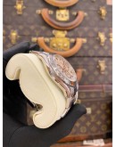 2014 ROLEX DAYTONA REF 116509 HALF 18K 750 WHITE GOLD SILVER RACING DIAL 40MM AUTOMATIC WATCH -FULL SET-