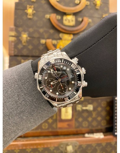 2015 OMEGA SEAMASTER DIVER 300M PROFESSIONAL CHRONOMETER REF 213.30.42.00.1001 BLACK DIAL 42MM AUTOMATIC WATCH 