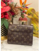 (LIKE NEW) LOUIS VUITTON METALLIC MONOGRAM PYTHON TWIST MM CROSSBODY SHOULDER BAG