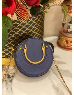 CHLOE CALFSKIN SUEDE MINI PIXIE CROSSBODY BAG 