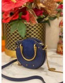 CHLOE CALFSKIN SUEDE MINI PIXIE CROSSBODY BAG 