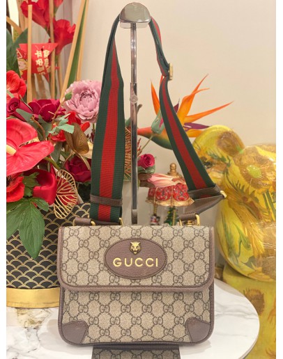 (LIKE NEW) GUCCI GG SUPREME CANVAS NEO VINTAGE MESSENGER 
