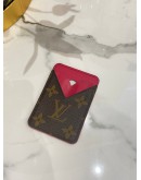 LOUIS VUITTON PORTE CATES MAGNET IN MONOGRAM CANVAS PONDICHERY PINK 