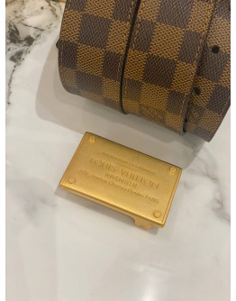 (LIKE NEW) LOUIS VUITTON DAMIER EBENE INVENTEUR REVERSIBLE LEATHER 
