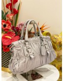 PRADA TESSUTO GAUFRE HANDBAG WITH STRAP 