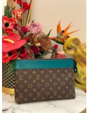 LOUIS VUITTON POCHETTE VOYAGE SOUPLE MM IN MONOGRAM CANVAS - FULL SET-