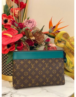 LOUIS VUITTON POCHETTE VOYAGE SOUPLE MM IN MONOGRAM CANVAS - FULL SET-