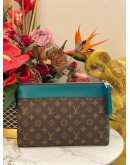 LOUIS VUITTON POCHETTE VOYAGE SOUPLE MM IN MONOGRAM CANVAS - FULL SET-