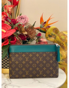 LOUIS VUITTON POCHETTE VOYAGE SOUPLE MM IN MONOGRAM CANVAS - FULL SET-