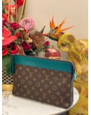 LOUIS VUITTON POCHETTE VOYAGE SOUPLE MM IN MONOGRAM CANVAS - FULL SET-