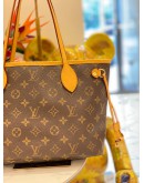 LOUIS VUITTON NEVERFULL PM IN BROWN MONOGRAM CANVAS
