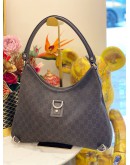 GUCCI ABBEY D-RING HOBO MEDIUM IN BROWN GG CANVAS AND LEATHER 