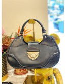 LOUIS VUITTON BLACK EPI LEATHER SLING AND SHOULDER BAG 