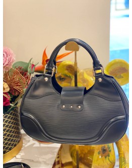 LOUIS VUITTON BLACK EPI LEATHER SLING AND SHOULDER BAG  LOUIS VUITTON BLACK EPI LEATHER SLING AND SHOULDER BAG