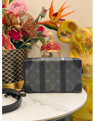 LOUIS VUITTON SOFT TRUNK WALLET IN MONOGRAM ECLIPSE 