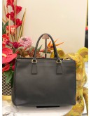 PRADA GALLERIA LARGE BLACK SAFFIANO LEATHER HANDLE BAG