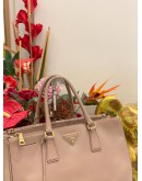 PRADA GALLERIA LARGE BEIGE SAFFIANO LEATHER HANDLE BAG