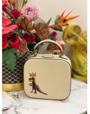 COACH X JEAN MICHEL BASQUIAT IVORY SQUARE CROSSBODY BAG BEIGE