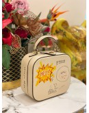 COACH X JEAN MICHEL BASQUIAT IVORY SQUARE CROSSBODY BAG BEIGE