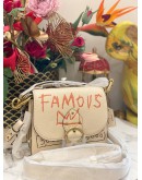 COACH X JEAN MICHEL BASQUIAT IVORY SQUARE CROSSBODY BAG BEIGE