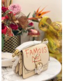 COACH X JEAN MICHEL BASQUIAT IVORY SQUARE CROSSBODY BAG BEIGE