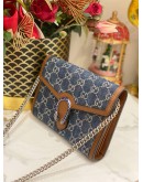 (LIKE NEW) GUCCI DIONYSUS GG BLUE DENIM