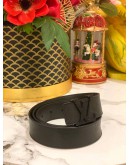 LOUIS VUITTON INTIALES BELT IN BLACK