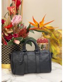 LOUIS VUITTON KEEPALL BANDOULIERE 25 IN EMPREINTE MONOGRAM LEATHER 