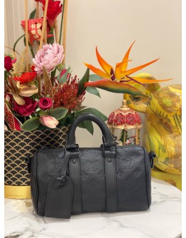 LOUIS VUITTON KEEPALL BANDOULIERE 25 IN EMPREINTE MONOGRAM LEATHER 