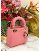 (UNUSED) CHRISTIAN DIOR LADY DIOR MINI LIZARD ROSE DES VENTS GOLD HARDWARE