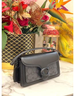 (LIKE NEW) COACH TABBY SHOULDER BAG 20 IN SIGNATURE CANVAS