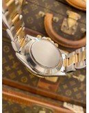 ROLEX DAYTONA COSMOGRAPH REF 16523 HALF 18K 750 YELLOW GOLD CHAMPAGNE DIAL 40MM AUTOMATIC WATCH