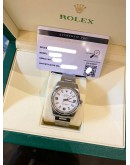 (LIKE NEW) 2010 ROLEX OYSTER PERPETUAL AIR KING REF 114200 WHITE DIAL 34MM AUTOMATIC WATCH