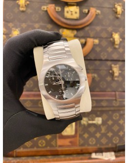 (LIKE NEW) 2015 LONGINES OPPOSITION CHRONOGRAPH REF L3 618 4 BLACK DIAL 38MM QUARTZ WATCH