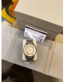 (LIKE NEW) 2015 ORIS ATELIER SMALL SECOND POINTER DAY REF 01 645 7596 4051 SILVER DIAL 45MM AUTOMATIC WATCH