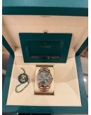(BRAND NEW) 2024 ROLEX DAY-DATE 40 REF 228238 18K 750 ROSE GOLD AVOCADO GREEN DIAL AUTOMATIC WATCH -FULL SET-