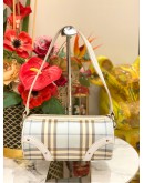 BURBERRY CHECK NOVA PAPILLON SHOULDER BAG 