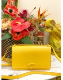 COACH BANDIT SHOULDER AND CROSSBODY BAG IN YELLOW CALFSKIN LEATHER 