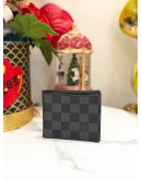 LOUIS VUITTON WALLET IN BLACK DAMIER GRAPHITE CANVAS 