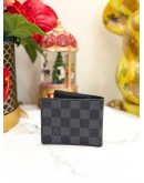 LOUIS VUITTON WALLET IN BLACK DAMIER GRAPHITE CANVAS 